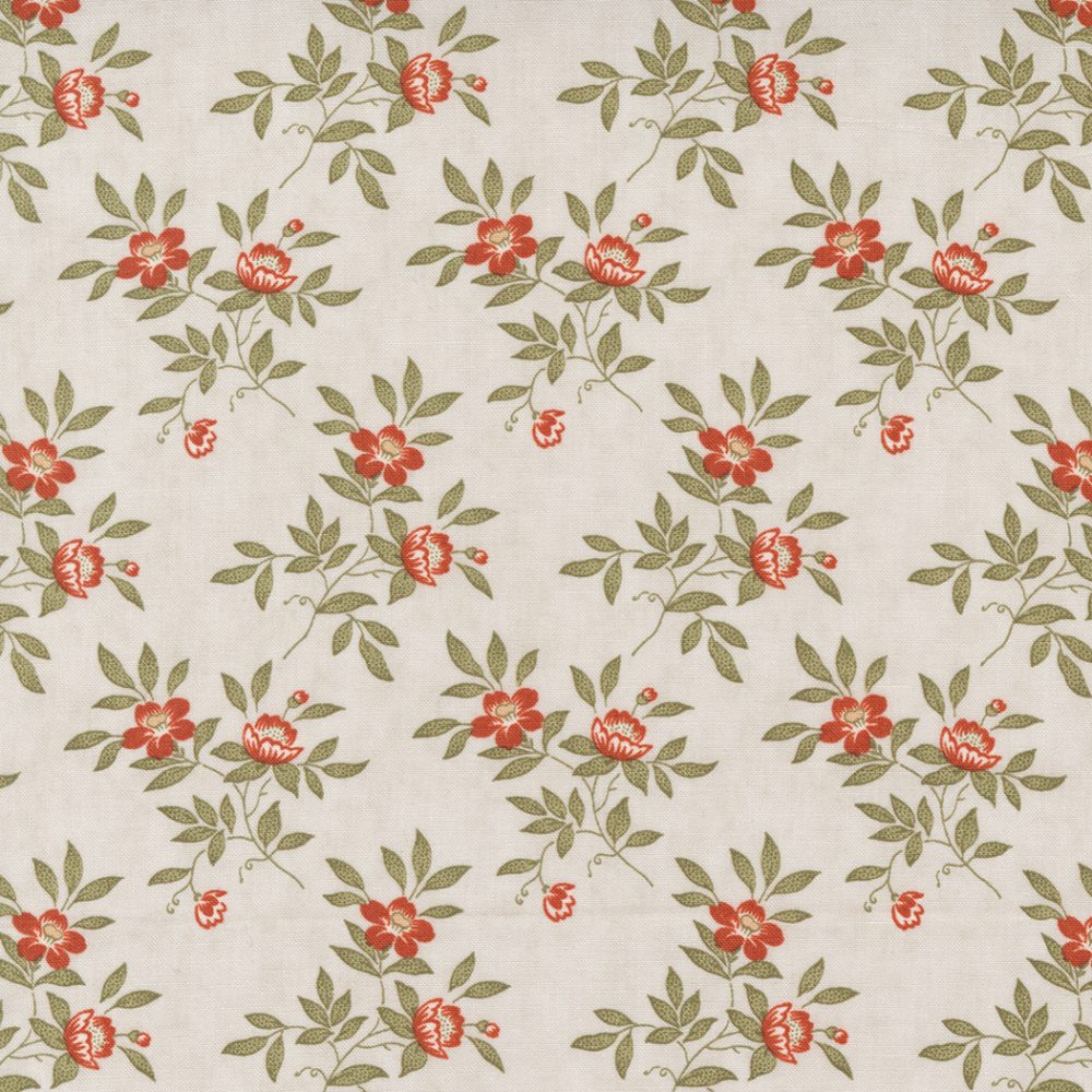 Tela de Moda Fabrics Estampada Rojo, Verde & Blanco roto<p class="t1product">M004</p>
