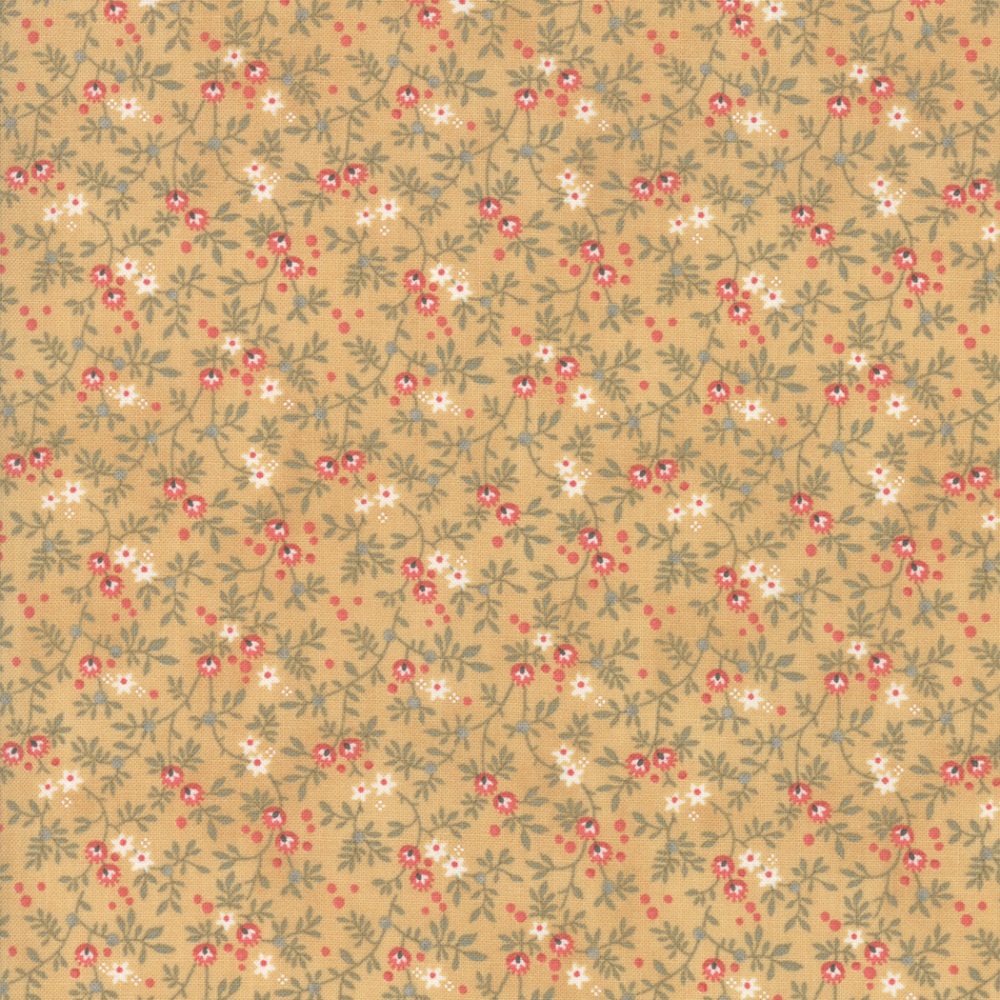 Tela de Moda Fabrics Estampada Mostaza & Multicolor<p class="t1product">M006</p>