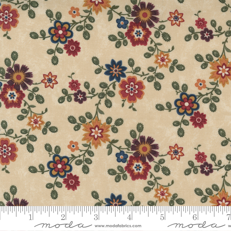 Tela de Moda Fabrics Estampada Beige & Multicolor<p class="t1product"> M009 </p>