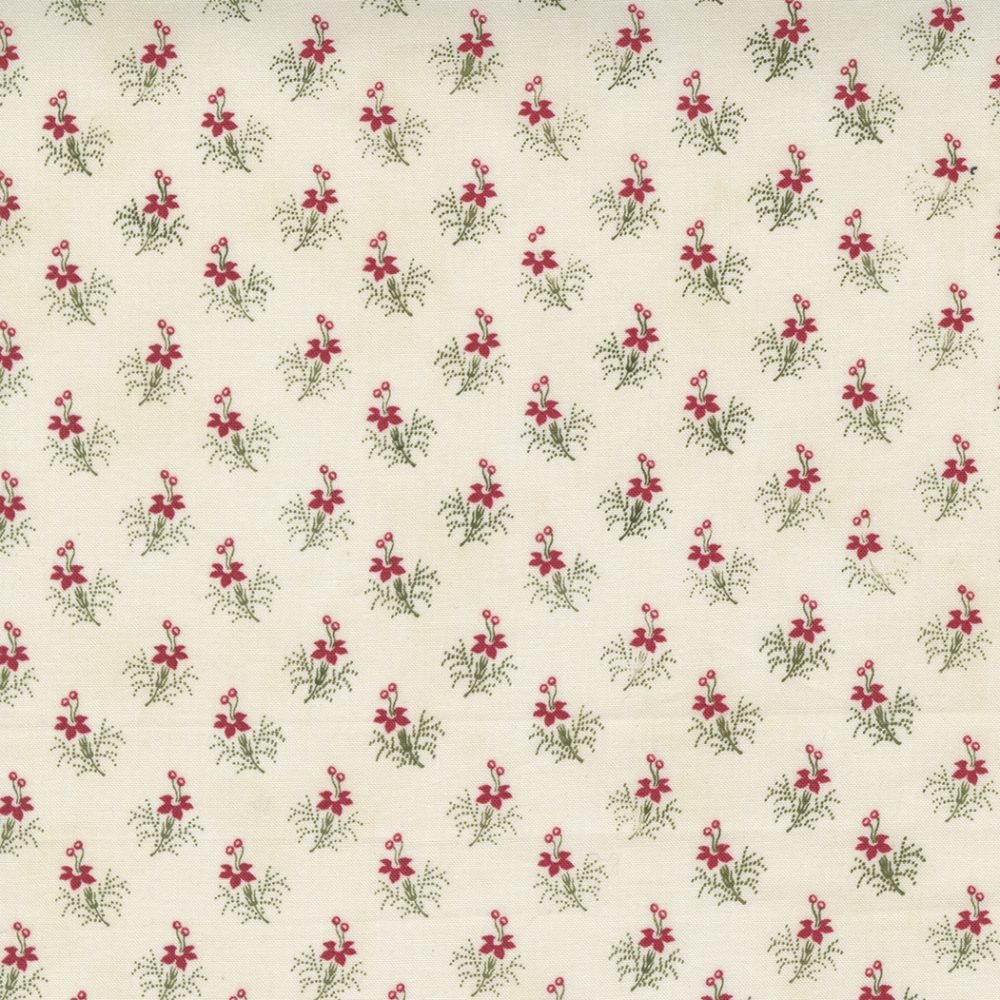 Tela de Moda Fabrics Estampada Beige claro, Granate & Verde<p class="t1product"> M014 </p>