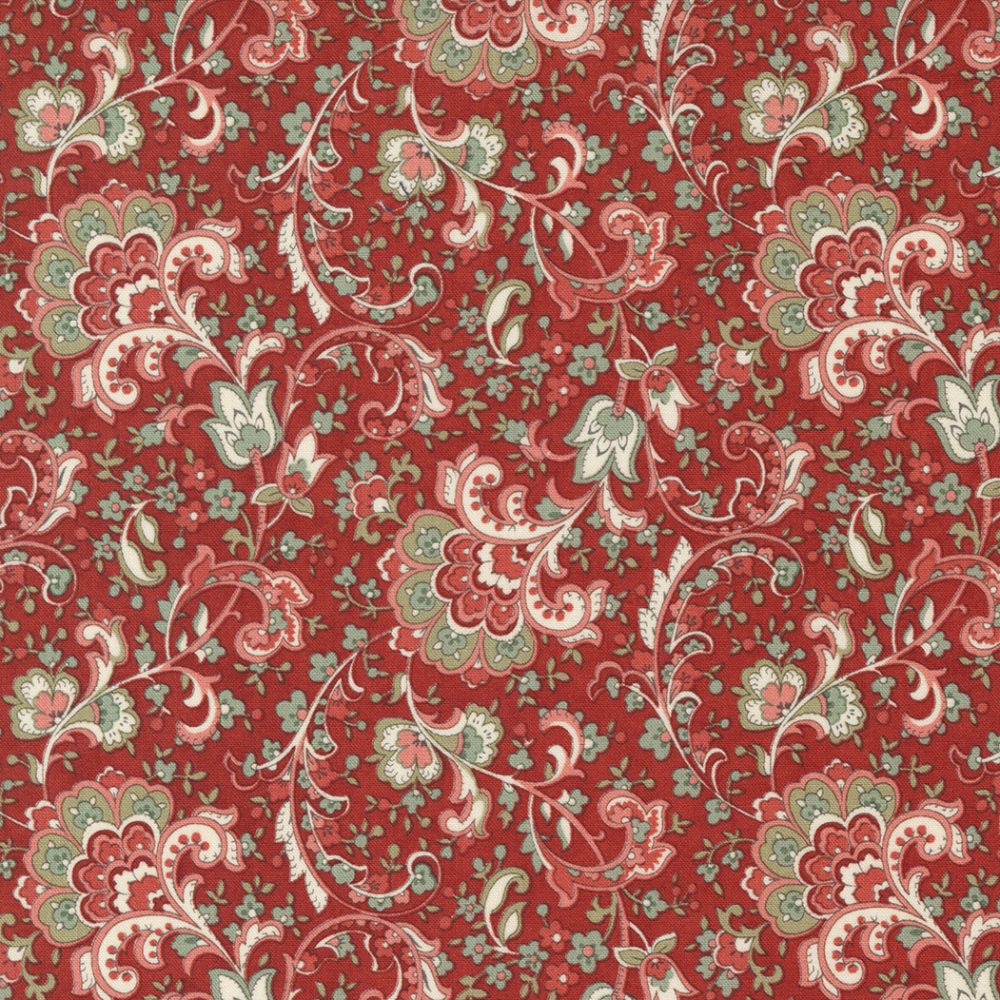 Tela de Moda Fabrics Estampada Rojo, Verde & Blanco<p class="t1product"> M019 </p>